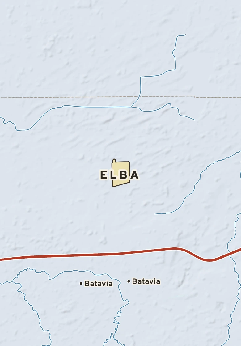 Atlas plate of Elba, New York.