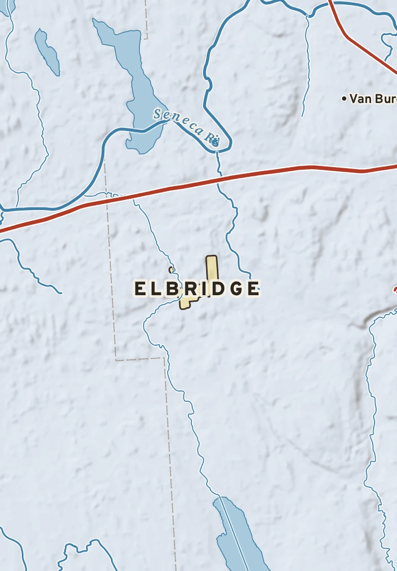 Atlas plate of Elbridge, New York.