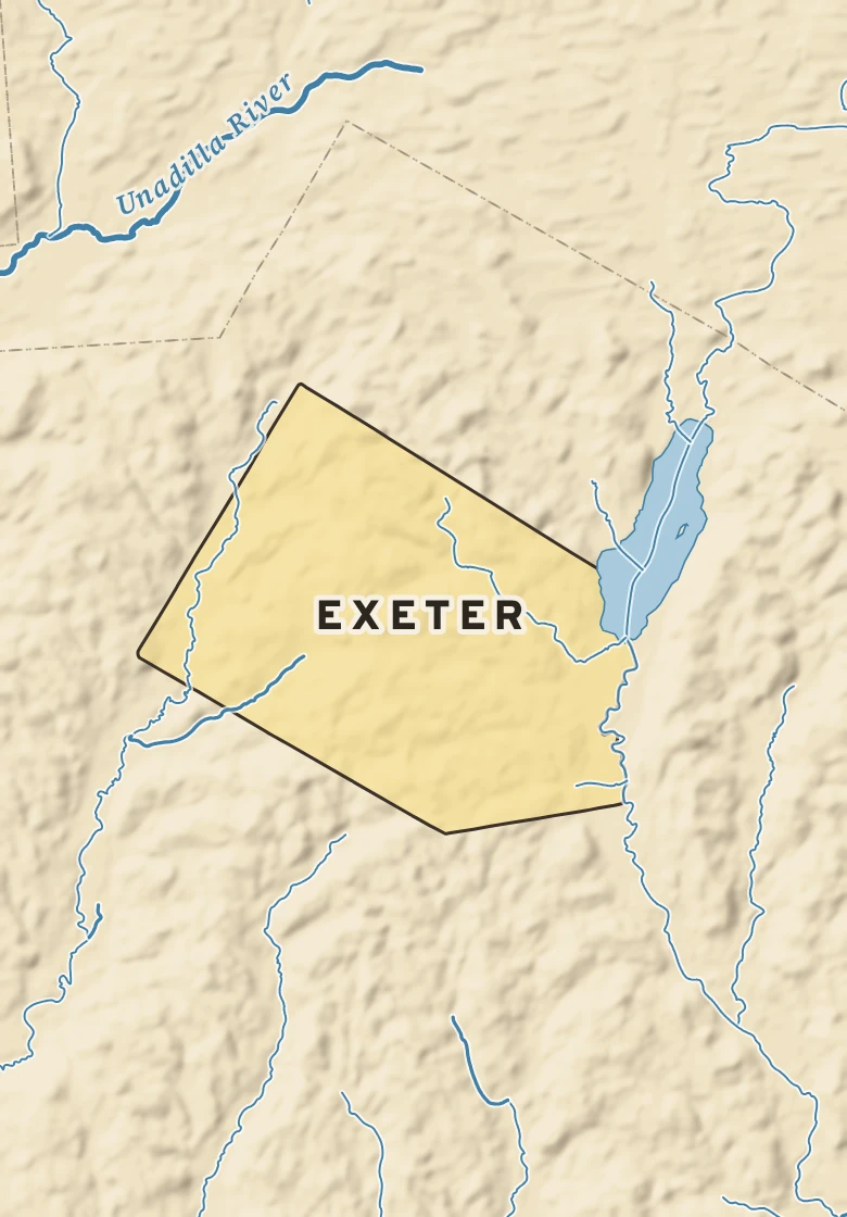 Atlas plate of Exeter, New York.