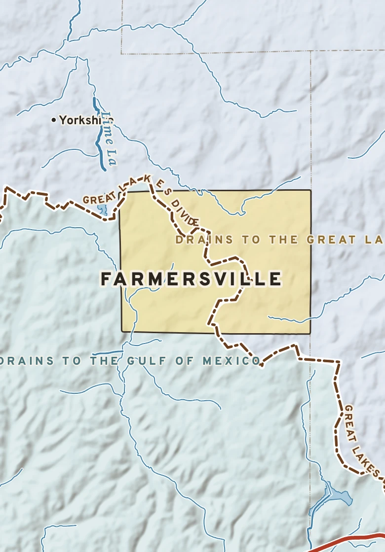 Atlas plate of Farmersville, New York.