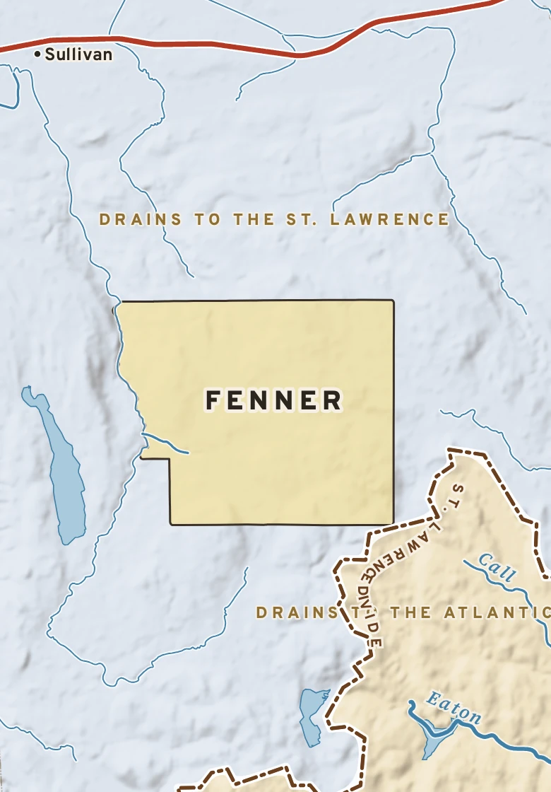 Atlas plate of Fenner, New York.