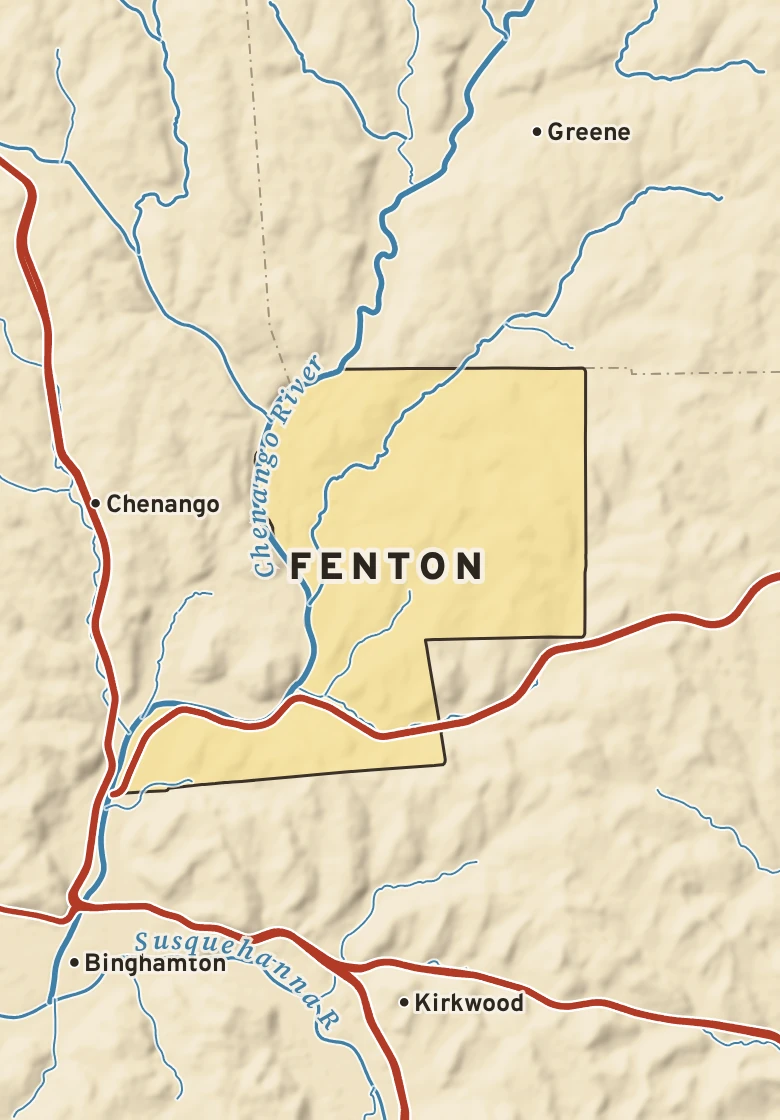 Atlas plate of Fenton, New York.