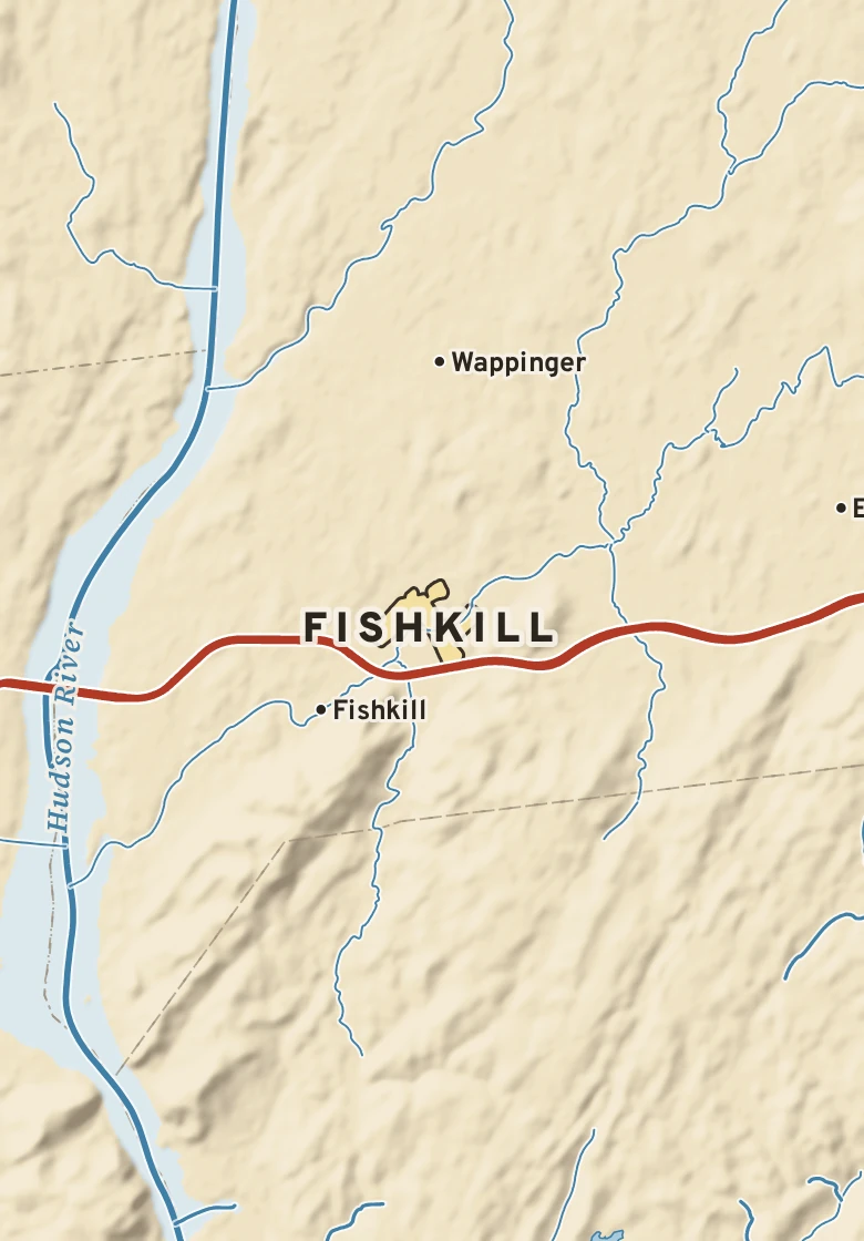 Atlas plate of Fishkill, New York.