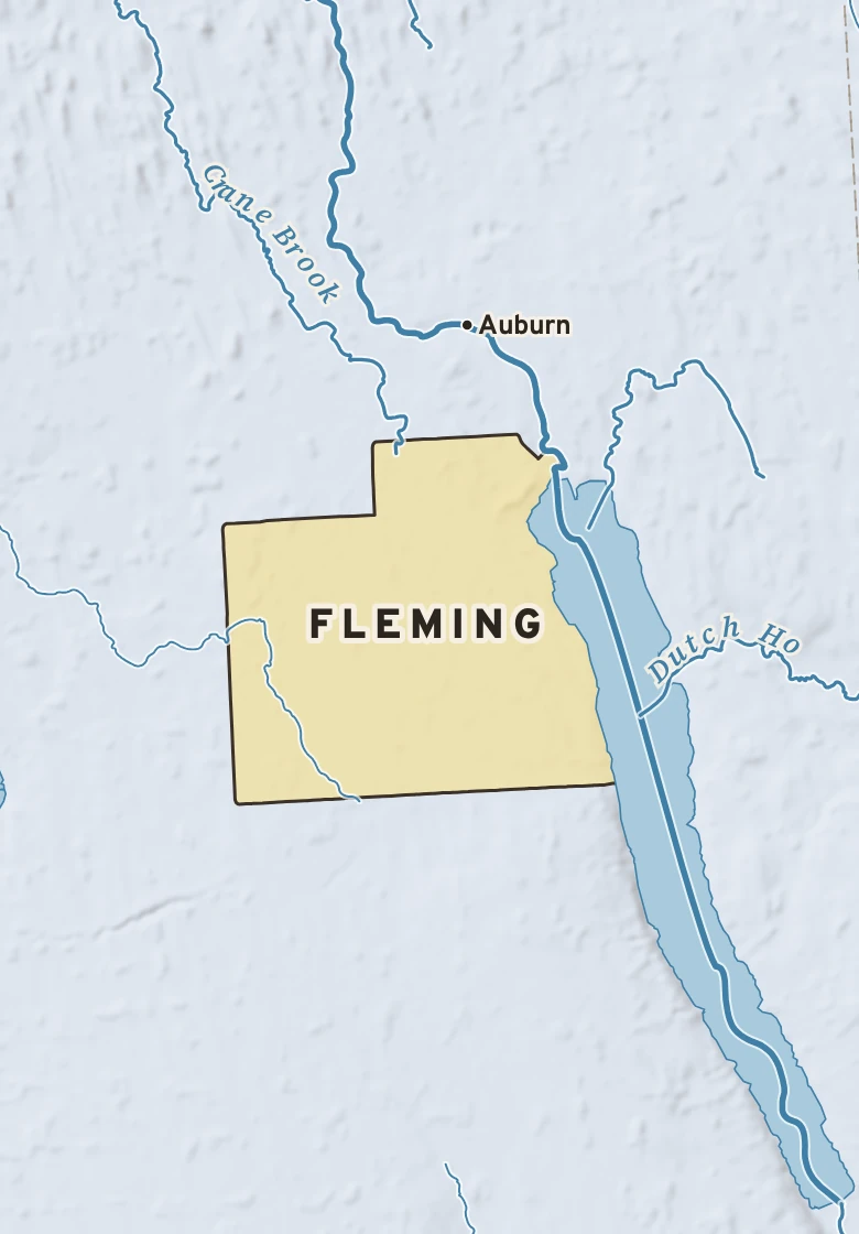 Atlas plate of Fleming, New York.