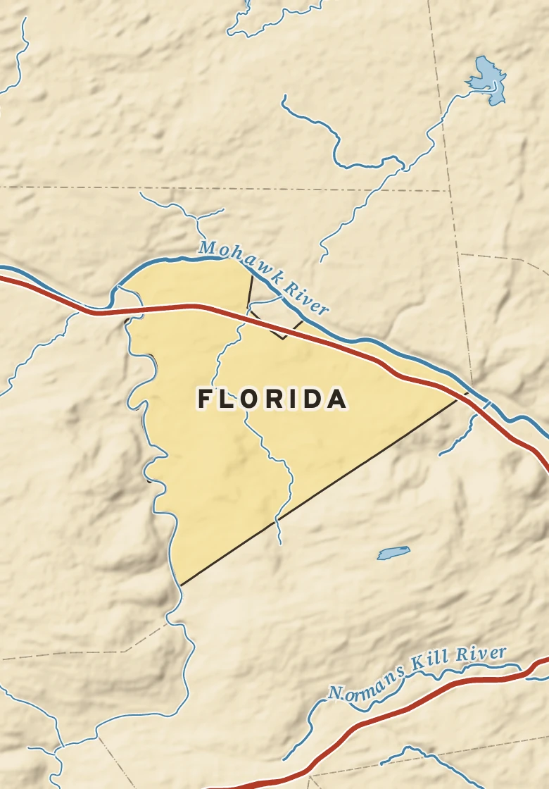 Atlas plate of Florida, New York.
