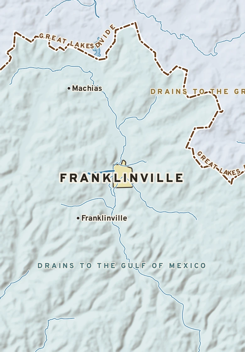 Atlas plate of Franklinville, New York.