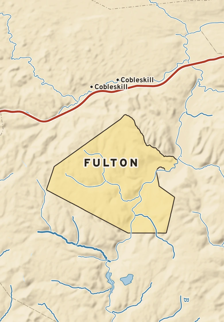 Atlas plate of Fulton, New York.