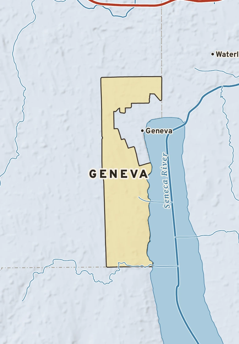 Atlas plate of Geneva, New York.