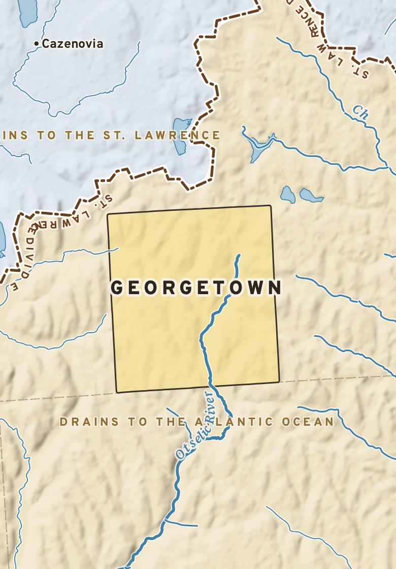Atlas plate of Georgetown, New York.