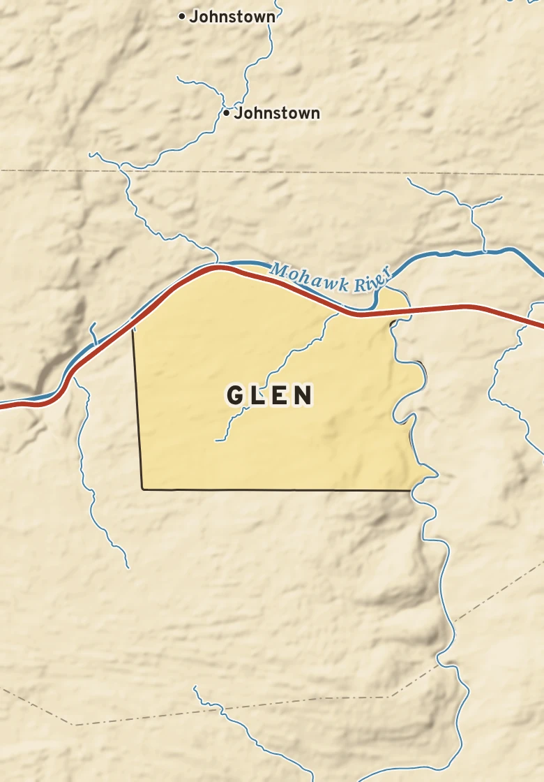 Atlas plate of Glen, New York.