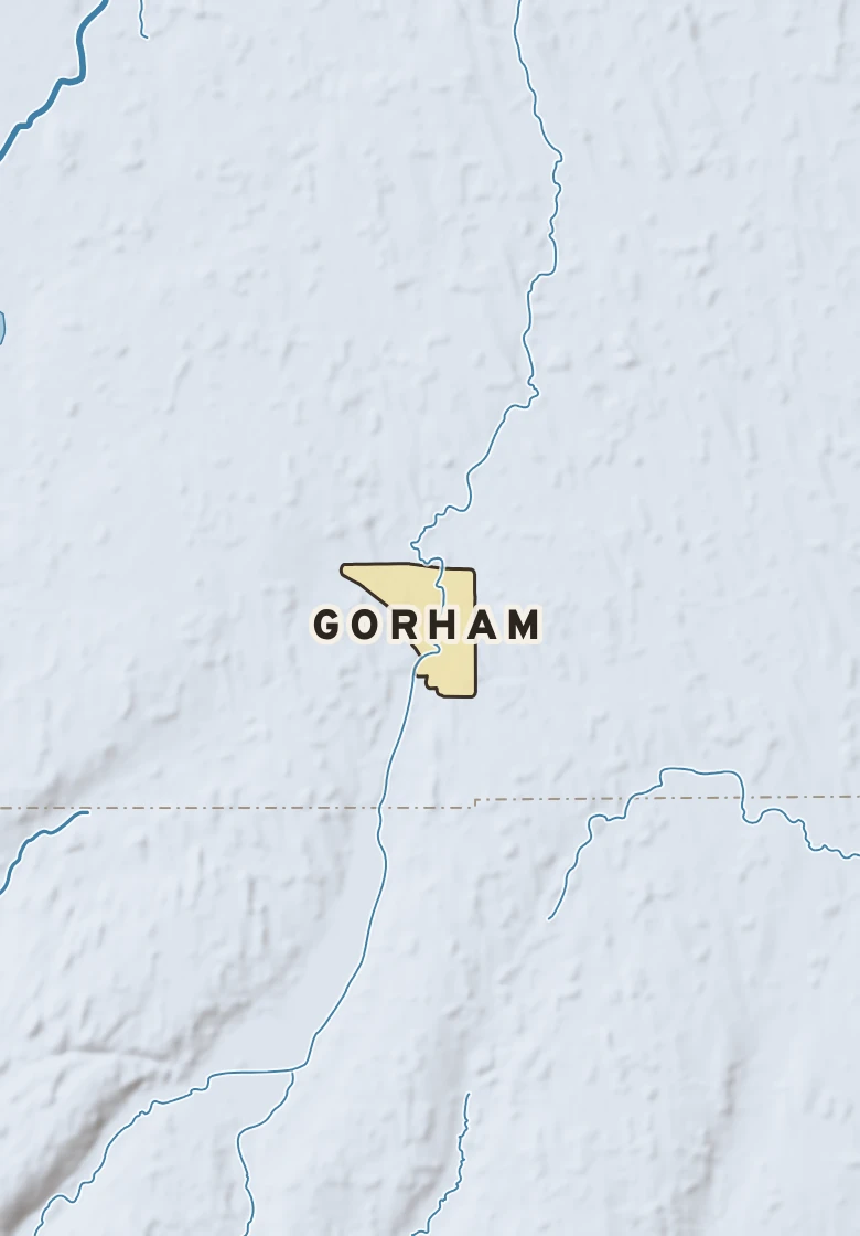 Atlas plate of Gorham, New York.