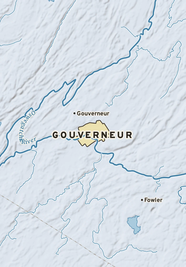 Atlas plate of Gouverneur, New York.