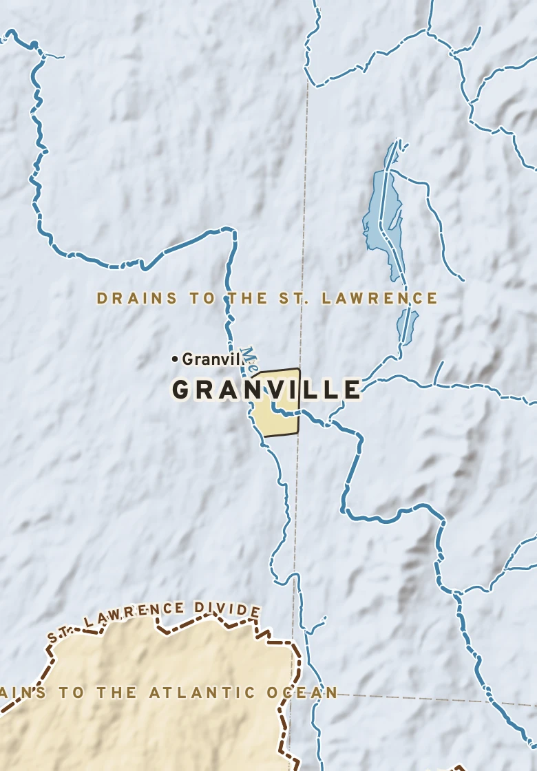 Atlas plate of Granville, New York.