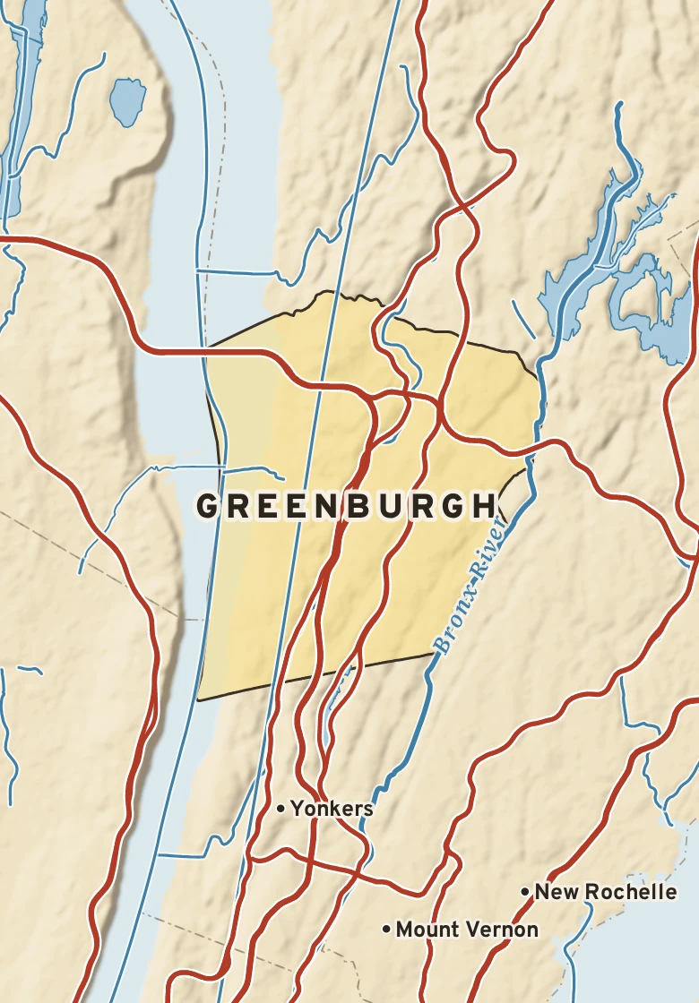 Atlas plate of Greenburgh, New York.