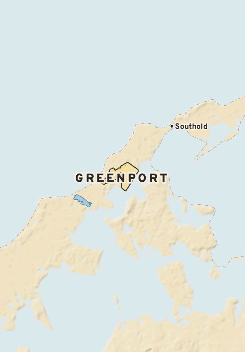 Atlas plate of Greenport, New York.