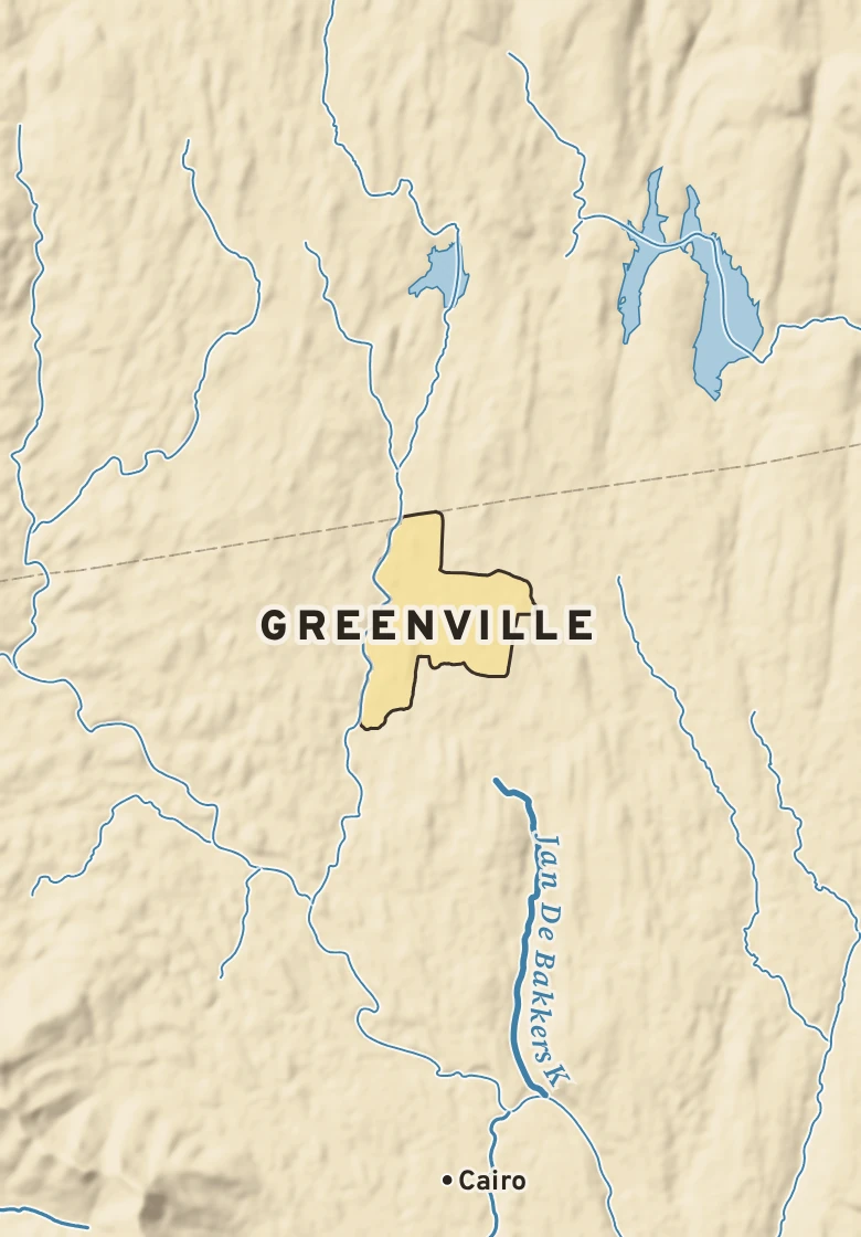 Atlas plate of Greenville, New York.