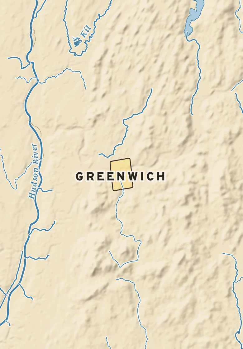 Atlas plate of Greenwich, New York.