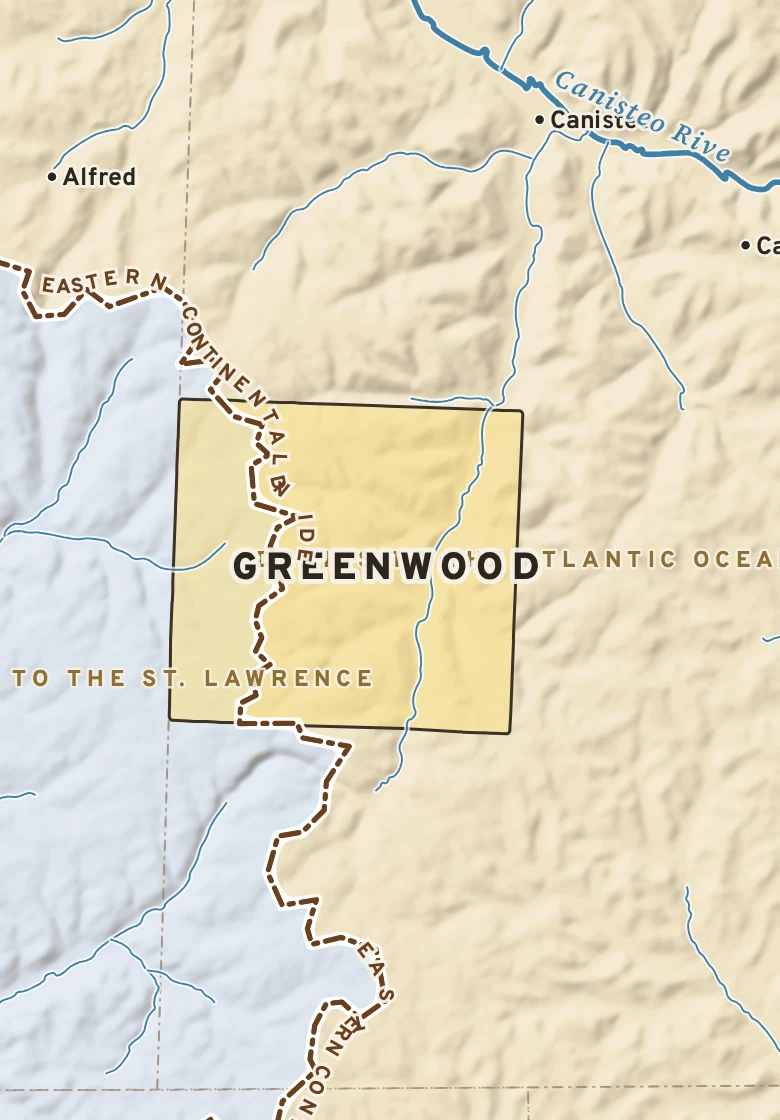 Atlas plate of Greenwood, New York.
