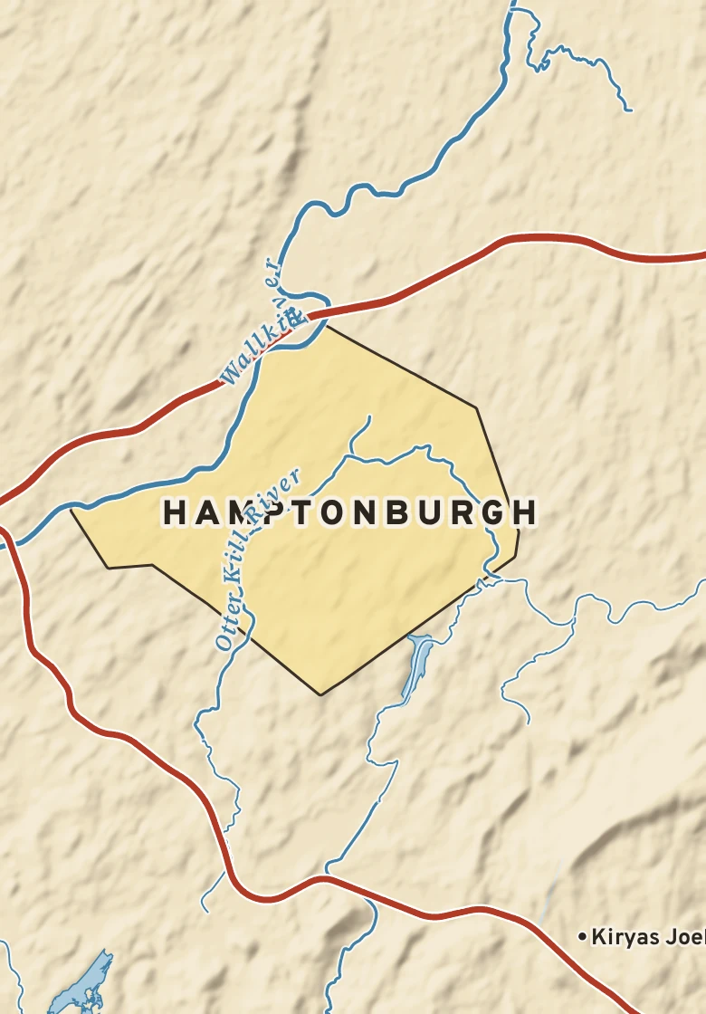 Atlas plate of Hamptonburgh, New York.