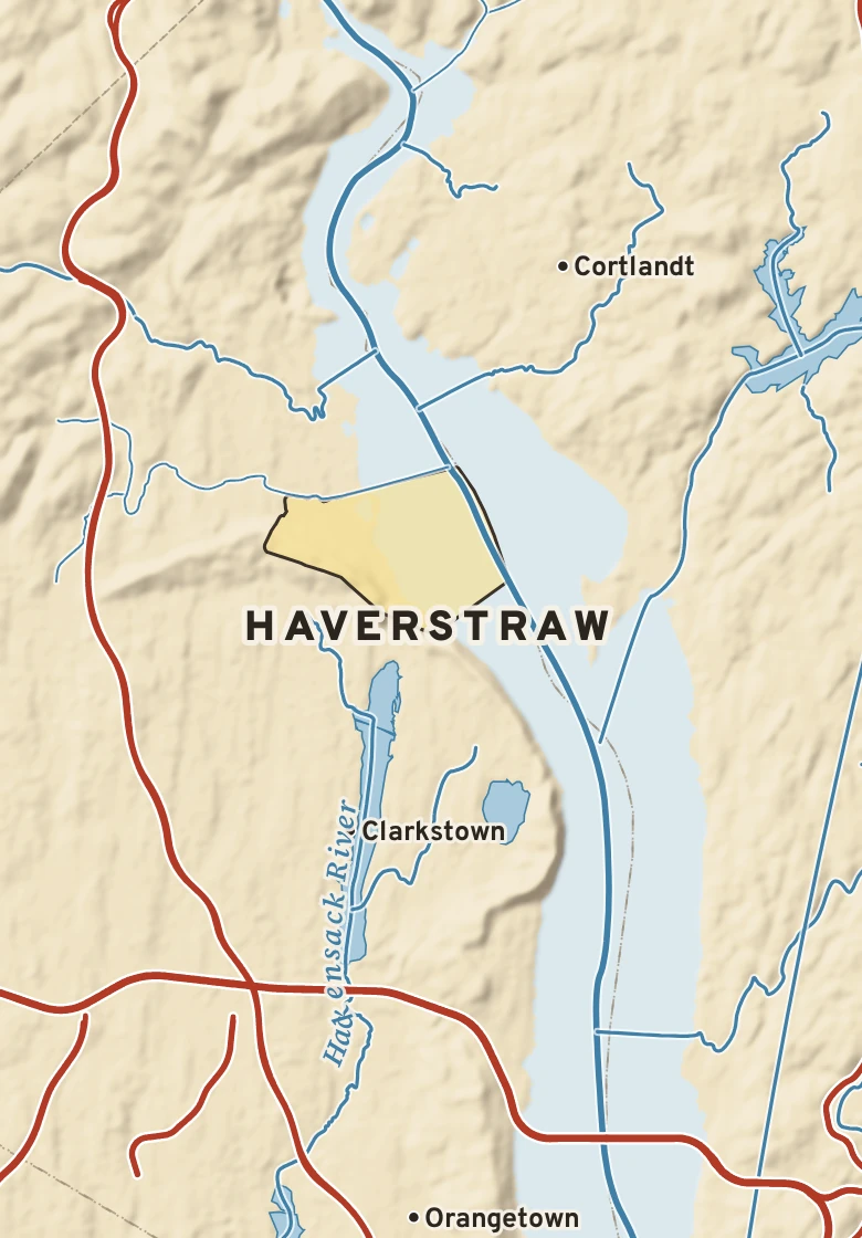 Atlas plate of Haverstraw, New York.