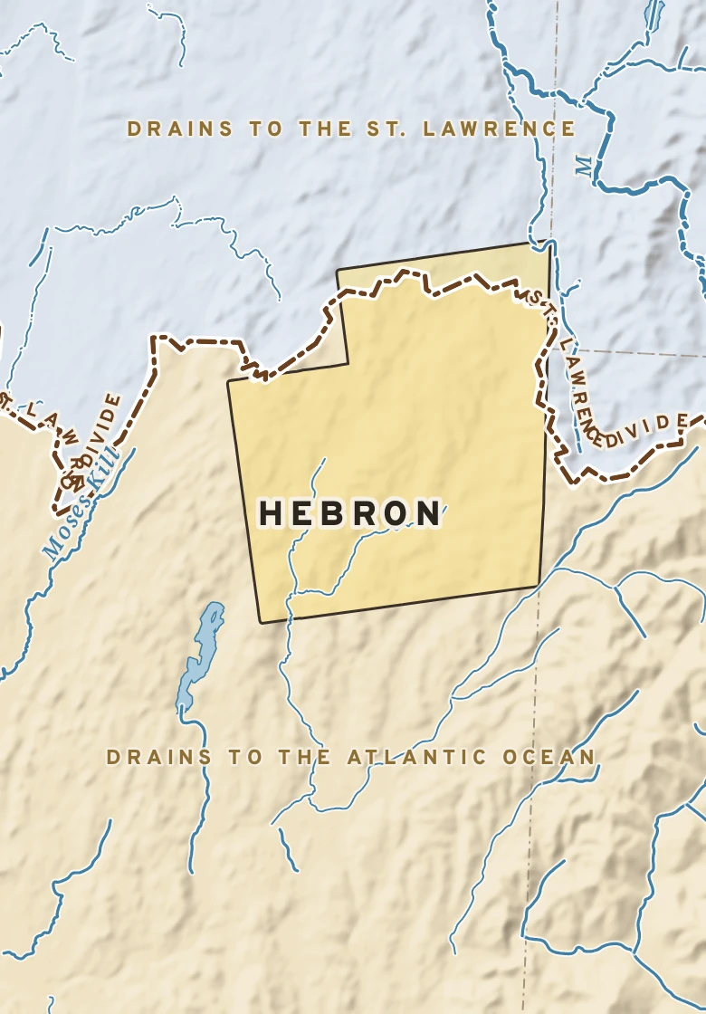 Atlas plate of Hebron, New York.