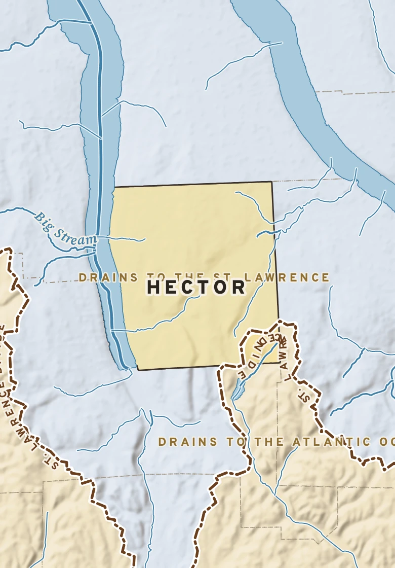 Atlas plate of Hector, New York.