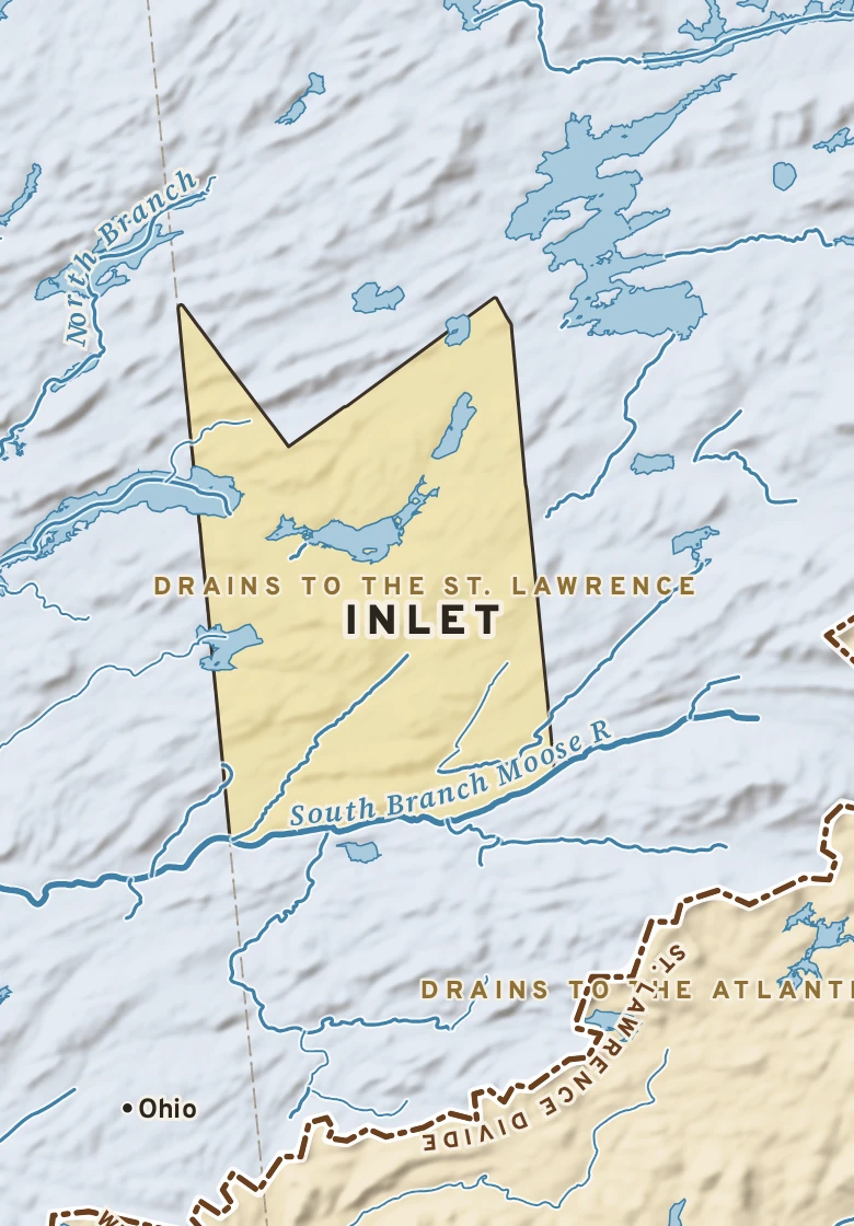 Atlas plate of Inlet, New York.
