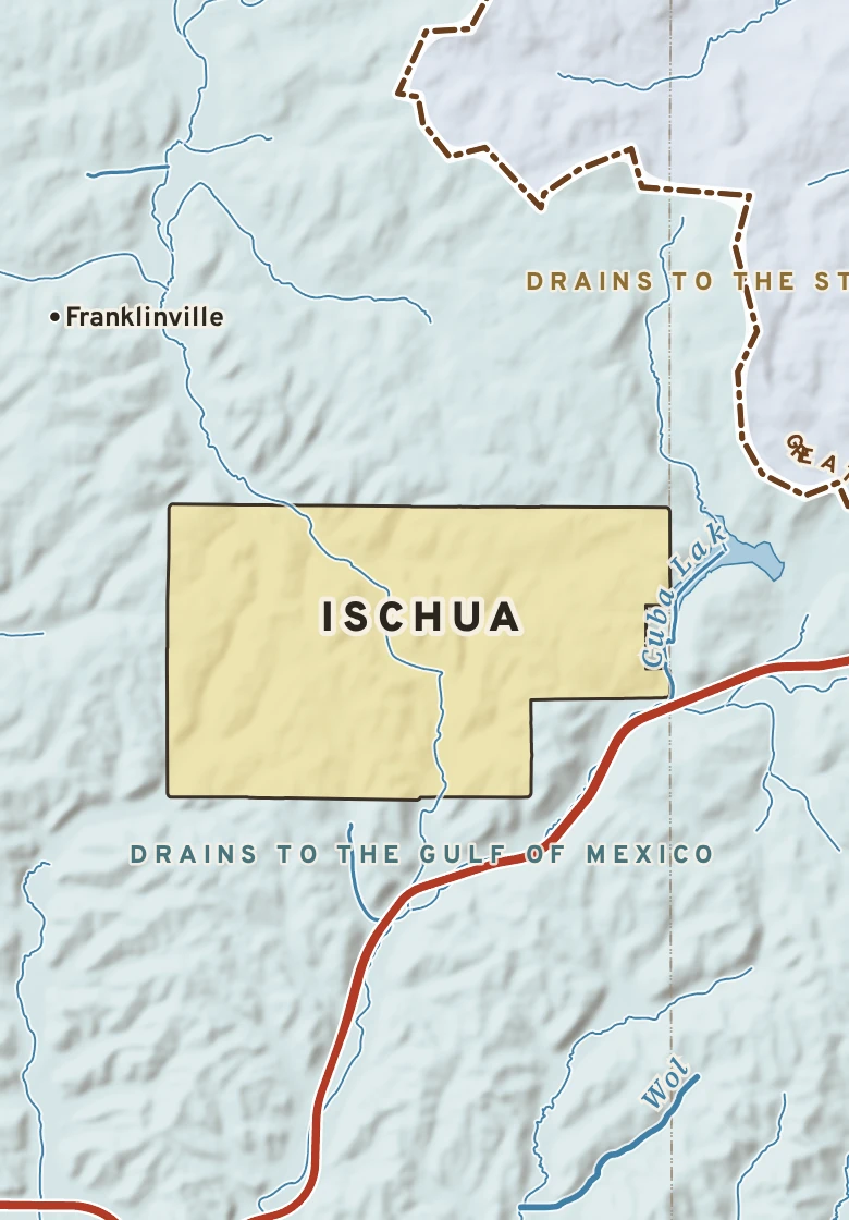 Atlas plate of Ischua, New York.