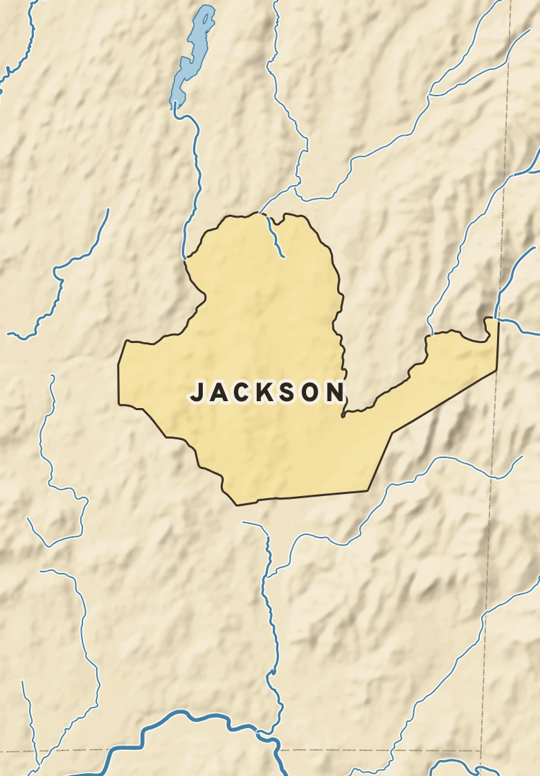 Atlas plate of Jackson, New York.
