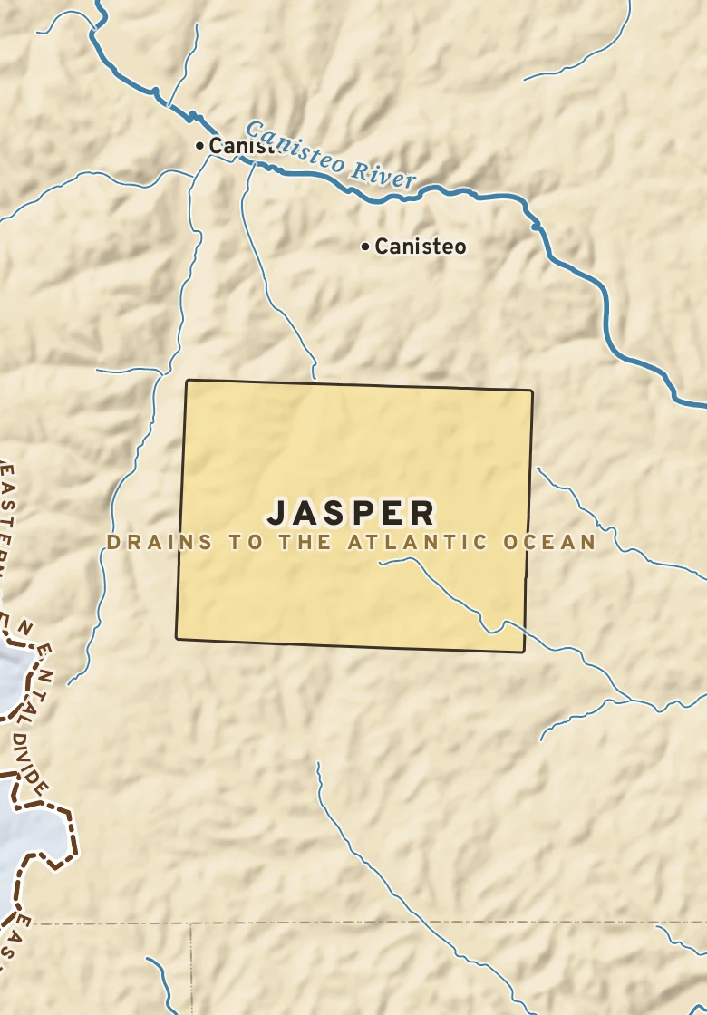 Atlas plate of Jasper, New York.