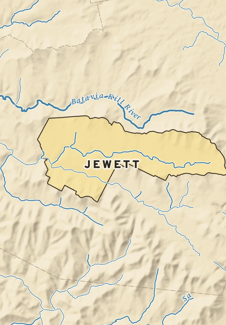 Atlas plate of Jewett, New York.