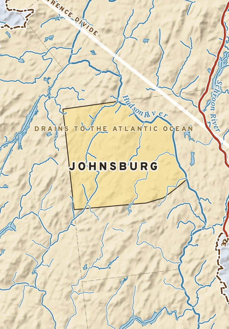 Atlas plate of Johnsburg, New York.