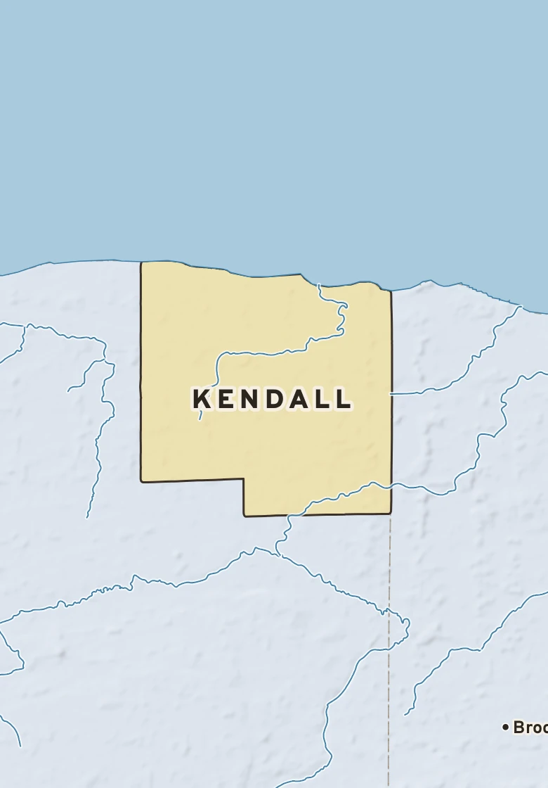 Atlas plate of Kendall, New York.