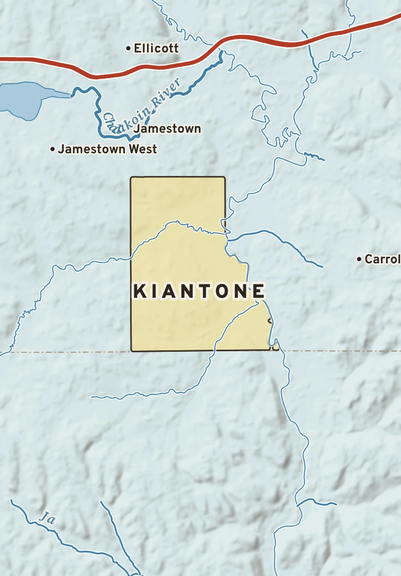 Atlas plate of Kiantone, New York.