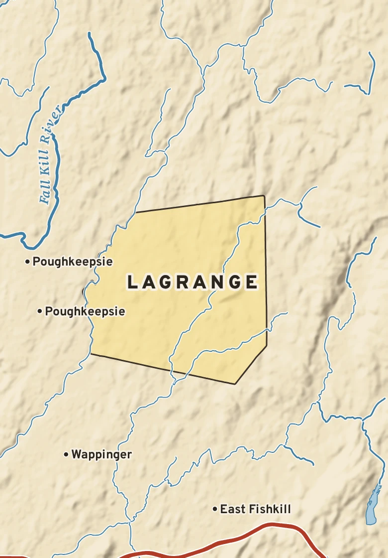 Atlas plate of LaGrange, New York.