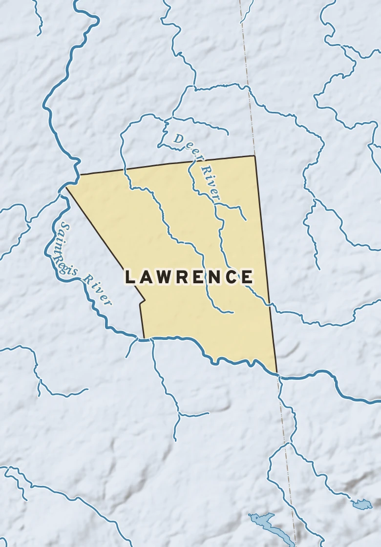 Atlas plate of Lawrence, New York.