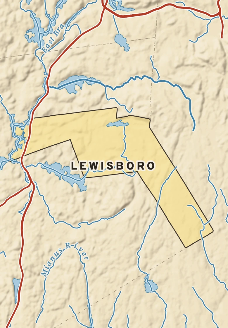 Atlas plate of Lewisboro, New York.