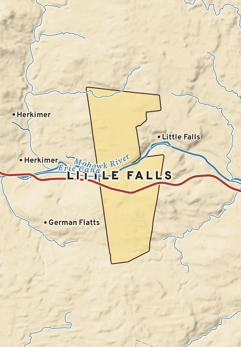 Atlas plate of Little Falls, New York.