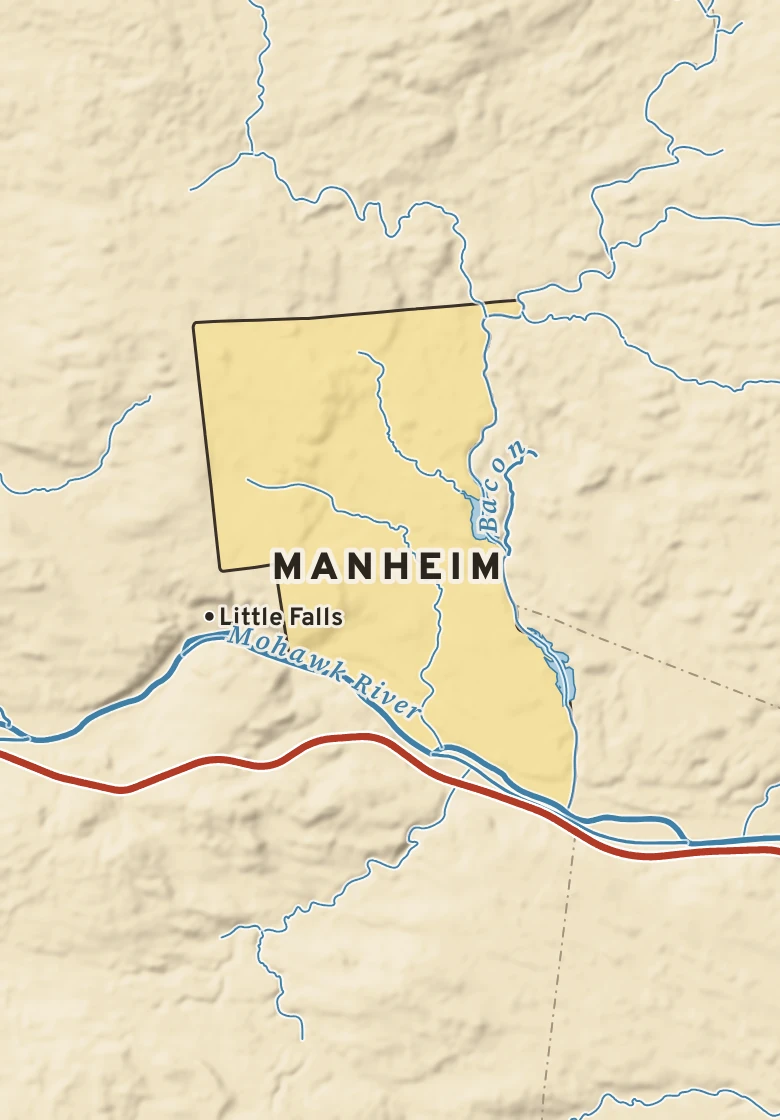 Atlas plate of Manheim, New York.