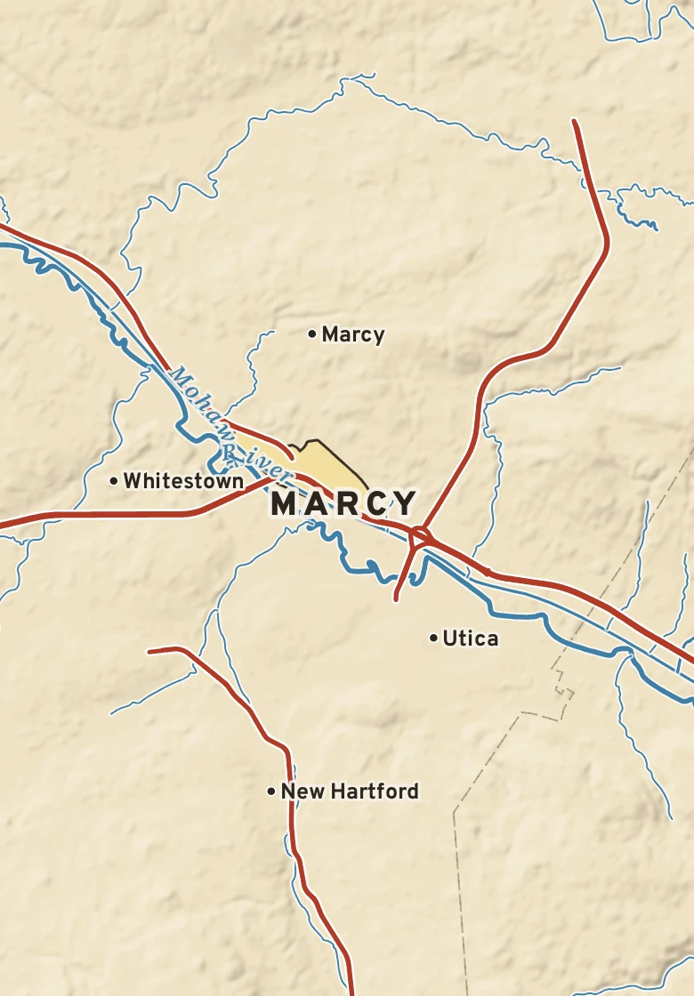 Atlas plate of Marcy, New York.