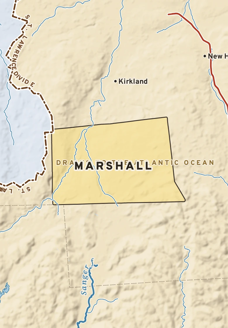 Atlas plate of Marshall, New York.