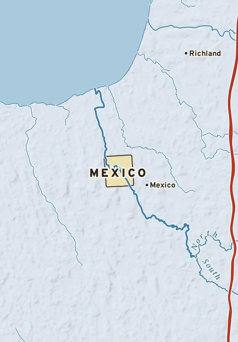 Atlas plate of Mexico, New York.