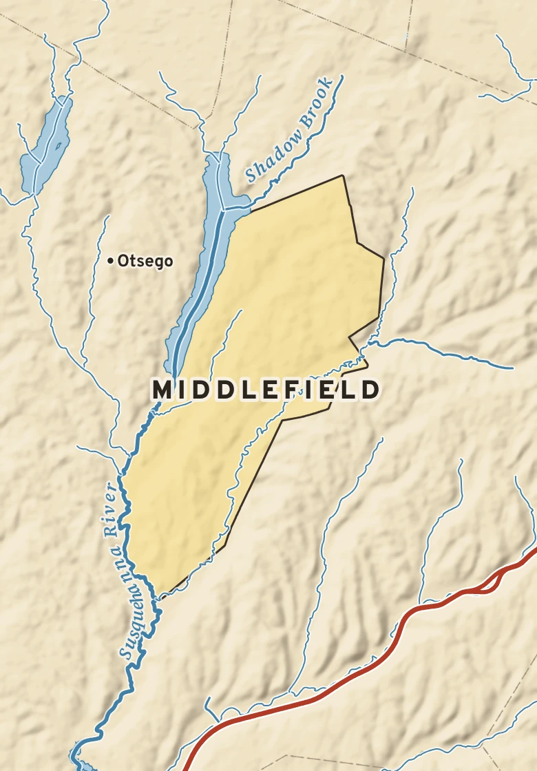 Atlas plate of Middlefield, New York.