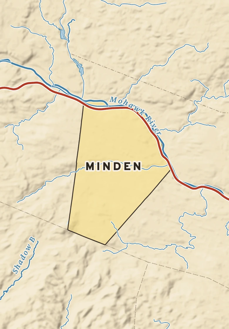 Atlas plate of Minden, New York.