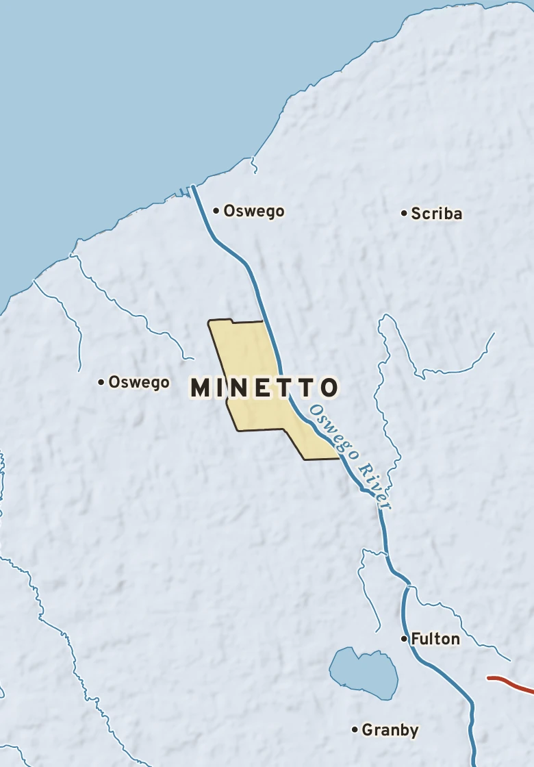 Atlas plate of Minetto, New York.
