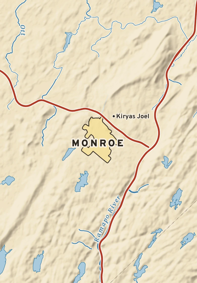 Atlas plate of Monroe, New York.