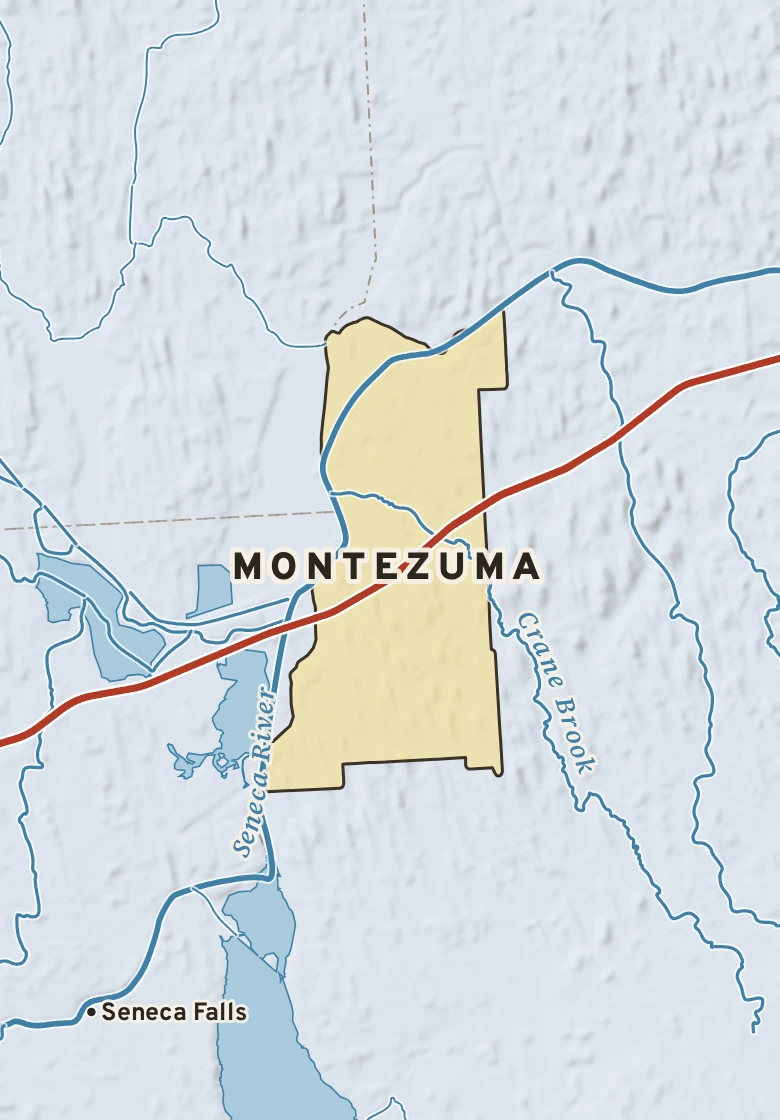 Atlas plate of Montezuma, New York.