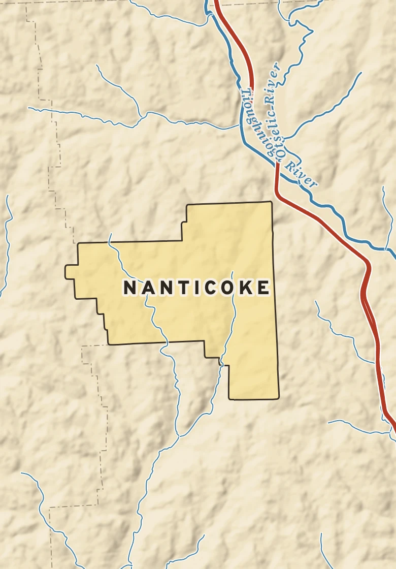 Atlas plate of Nanticoke, New York.