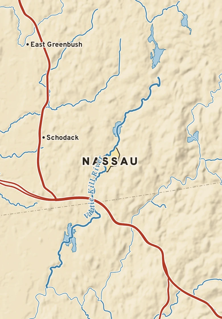 Atlas plate of Nassau, New York.