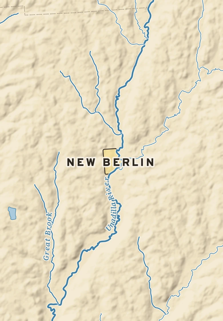 Atlas plate of New Berlin, New York.